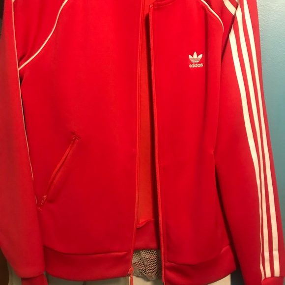 Adidas red tracksuit - Picture 2 of 4